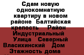 Сдам новую однокомнатную квартиру в новом районе “Балтийская крепость“ › Район ­ Индустриальный › Улица ­ Северный Власихинский › Дом ­ 106 › Этажность дома ­ 16 › Цена ­ 10 000 - Алтайский край, Барнаул г. Недвижимость » Квартиры аренда   . Алтайский край,Барнаул г.